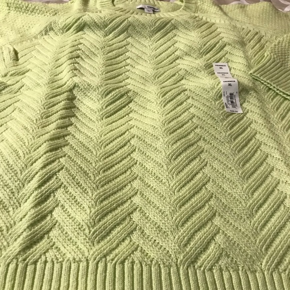Lattice Front Raglan Crewneck Sweater - Picture 5 of 6
